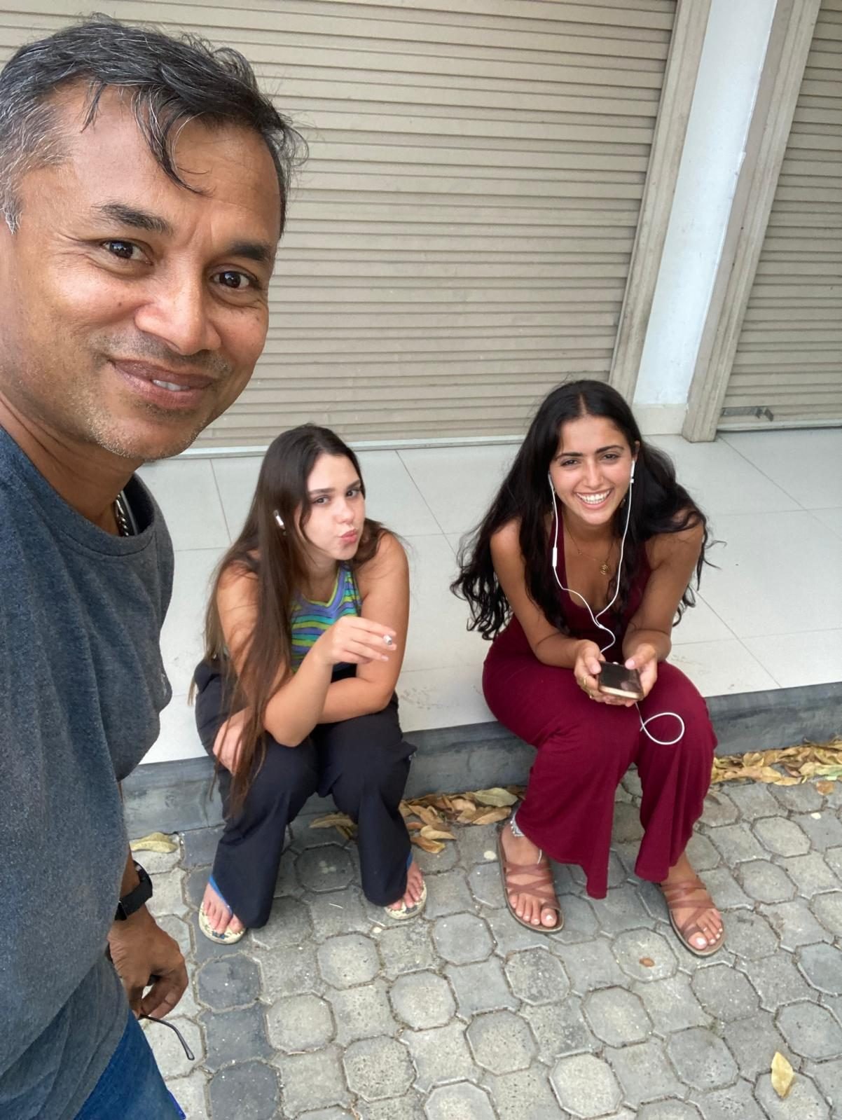 WM Tharanga with a guest